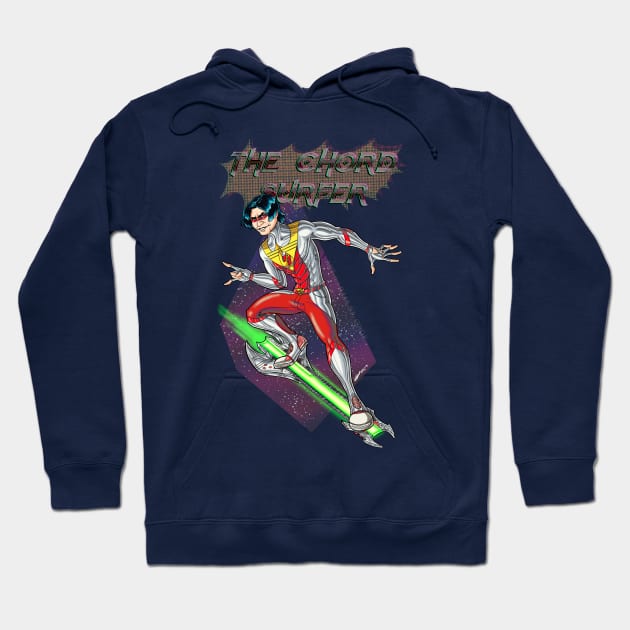 THE CHORD SURFER IN ACTION Hoodie by Signalsgirl2112